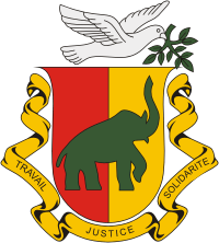 Guinea, coat of arms (1958) - vector image