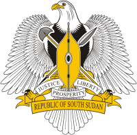 Южный Судан, герб - векторное изображение