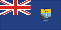 St. Helena Island, flag - vector image