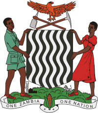 Zambia, coat of arms - vector image