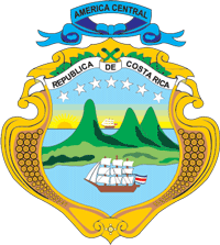 Costa Rica, coat of arms - vector image