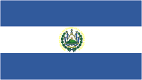 El Salvador, flag - vector image