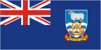 Falkland Islands (Malvinas), flag - vector image