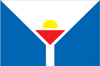 Saint Martin (Guadeloupe), flag - vector image