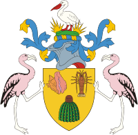 Turks and Caicos Islands, coat of arms - vector image