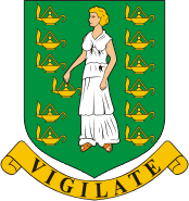 British Virgin Islands, coat of arms - vector image