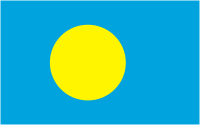 Palau, Flagge