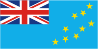 Тувалу, флаг - векторное изображение