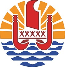 Французская Полинезия, эмблема (герб) - векторное изображение