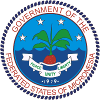 Micronesia (Federated states of Micronesia), seal - vector image