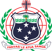 Samoa (West Samoa), coat of arms - vector image