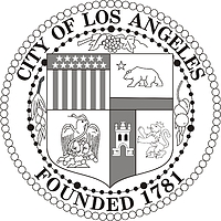 Los Angeles (California), seal (black/white)