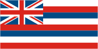 Гавайи, флаг - векторное изображение