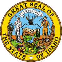 Айдахо, государственная печать - векторное изображение