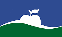 Manhattan (Kansas), flag - vector image