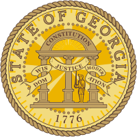Georgia (U.S.), Staatssiegel - Vektorgrafik