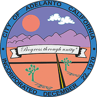 Adelanto (California), seal - vector image