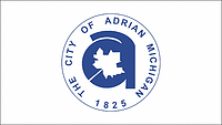 Adrian (Michigan), flag - vector image