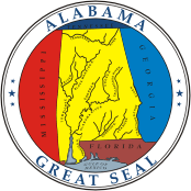 Alabama, state seal - vector image