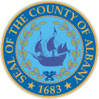 Albany county (New York), seal - vector image