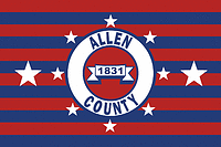 Vector clipart: Allen county (Ohio), flag