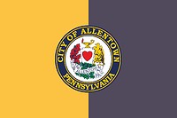 Vector clipart: Allentown (Pennsylvania), flag