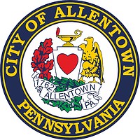 Аллентаун (Пенсильвания), печать - векторное изображение