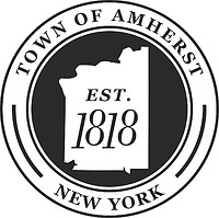 Vector clipart: Amherst (New York), seal (black & white)