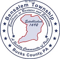 Bensalem (Pennsylvania), seal - vector image