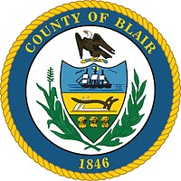 Blair county (Pennsylvania), seal - vector image