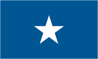 Confederate States of America, Bonnie Blue Flag (1861) - vector image