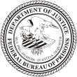 U.S. Federal Bureau of Prisons<br>(BOP), seal (black/white)