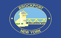 Vector clipart: Brockport (New York), flag 