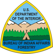 U.S. Bureau of Indian Affairs Forestry, emblem