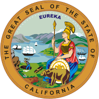 California, state seal - vector image