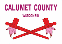 Vector clipart: Calumet county (Wisconsin), flag