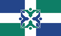 Columbia (Missouri), flag - vector image