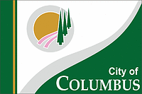 Коламбус (Миннесота), флаг - векторное изображение