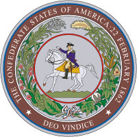 Confederate States of America, seal - vector image