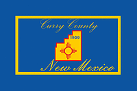 Curry county (New Mexico), flag - vector image