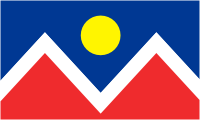 Denver (Colorado), flag - vector image