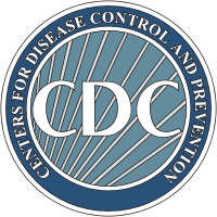 США, печать Центров по контролю и предупреждению болезней - векторное изображение