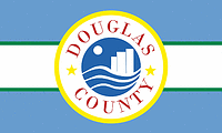 Vector clipart: Douglas county (Minnesota), flag