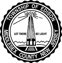 Edison (New Jersey), seal - vector image