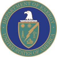 Департамент энергетики США, печать - векторное изображение