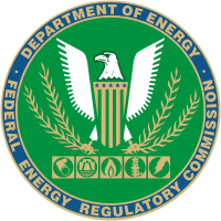 Векторный клипарт: Департамент энергетики США, печать Федеральной комиссии по регулированию в области энергетики