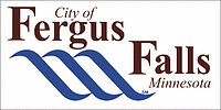 Fergus falls (Minnesota), flag - vector image