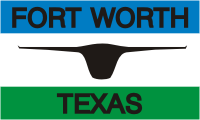 Fort Worth (Texas), флаг - vector image