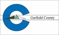Vector clipart: Garfield county (Colorado), flag