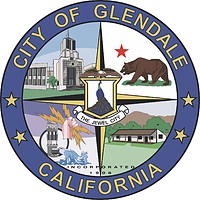 Glendale (California), seal - vector image